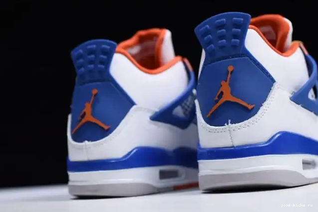 Cheap 4 Bright Jordan White Crimson-Royal Blue Air 308497-171 0626